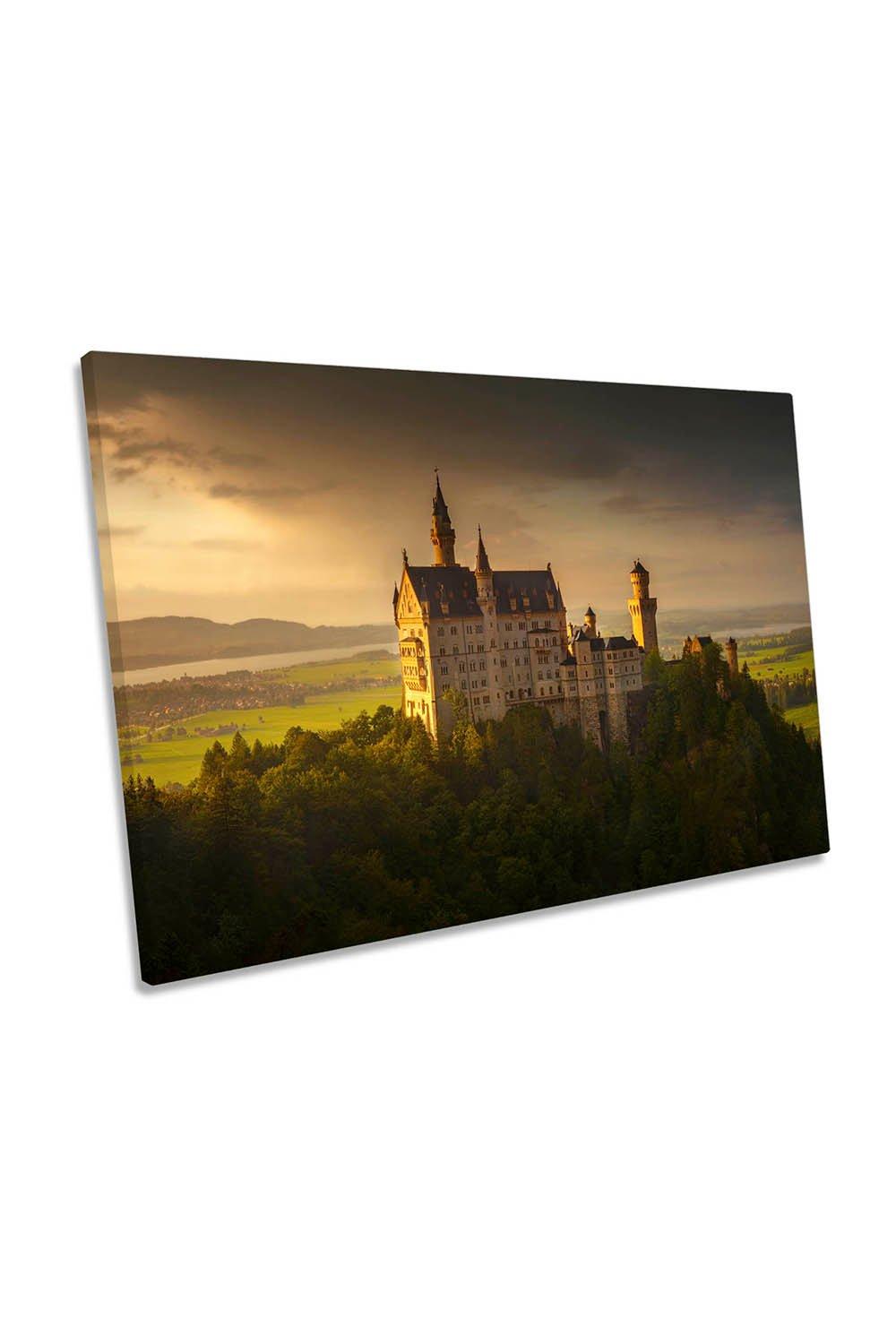 Neuschwanstein Castle Germany Canvas Wall Art Picture Print