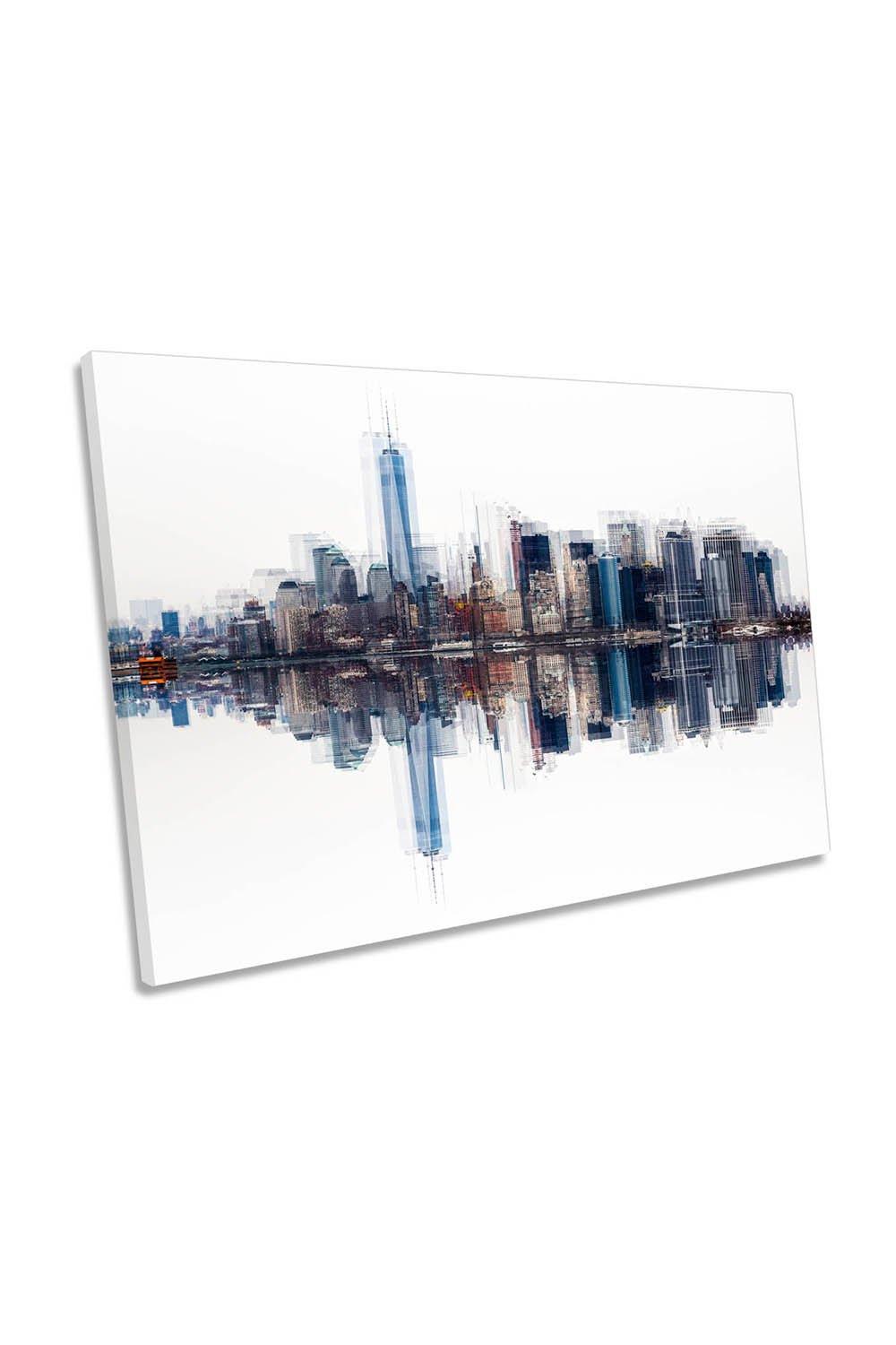 New York City NYC Modern Abstract Canvas Wall Art Picture Print