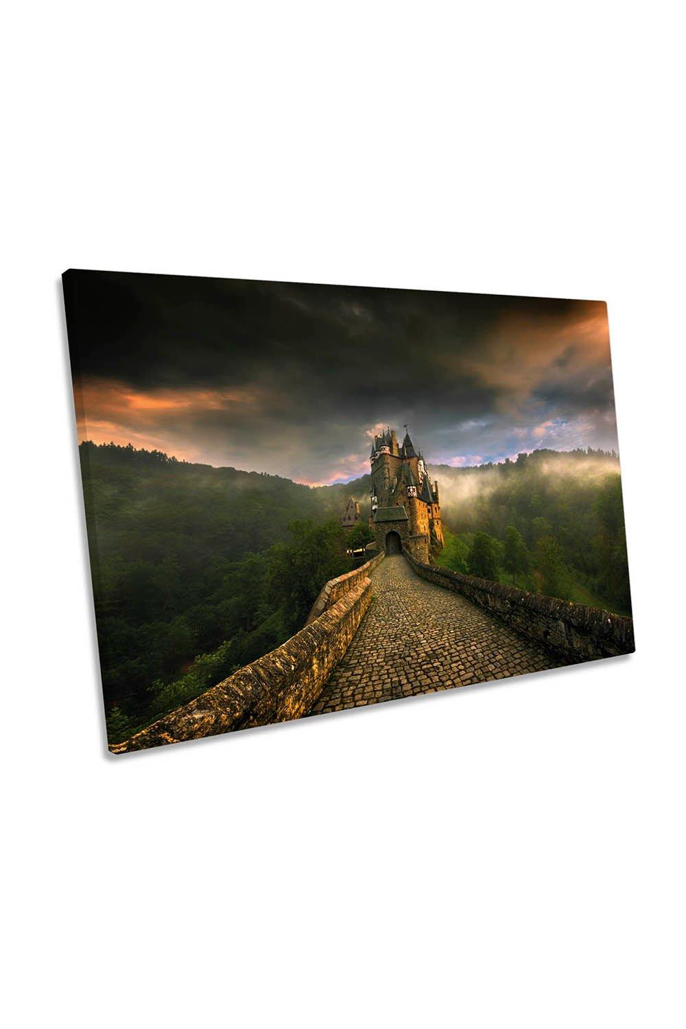 Eltz Castle Tower Germany Canvas Wall Art Picture Print