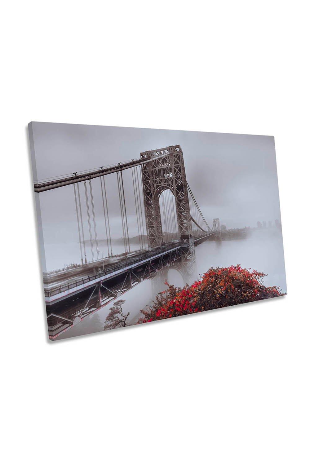George Washington Bridge New York City Canvas Wall Art Picture Print