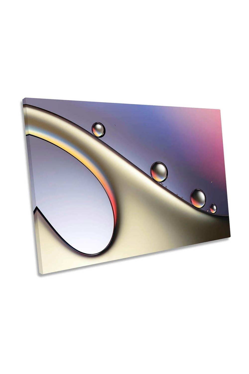 Rolling on a High Abstract Bubbles Canvas Wall Art Picture Print