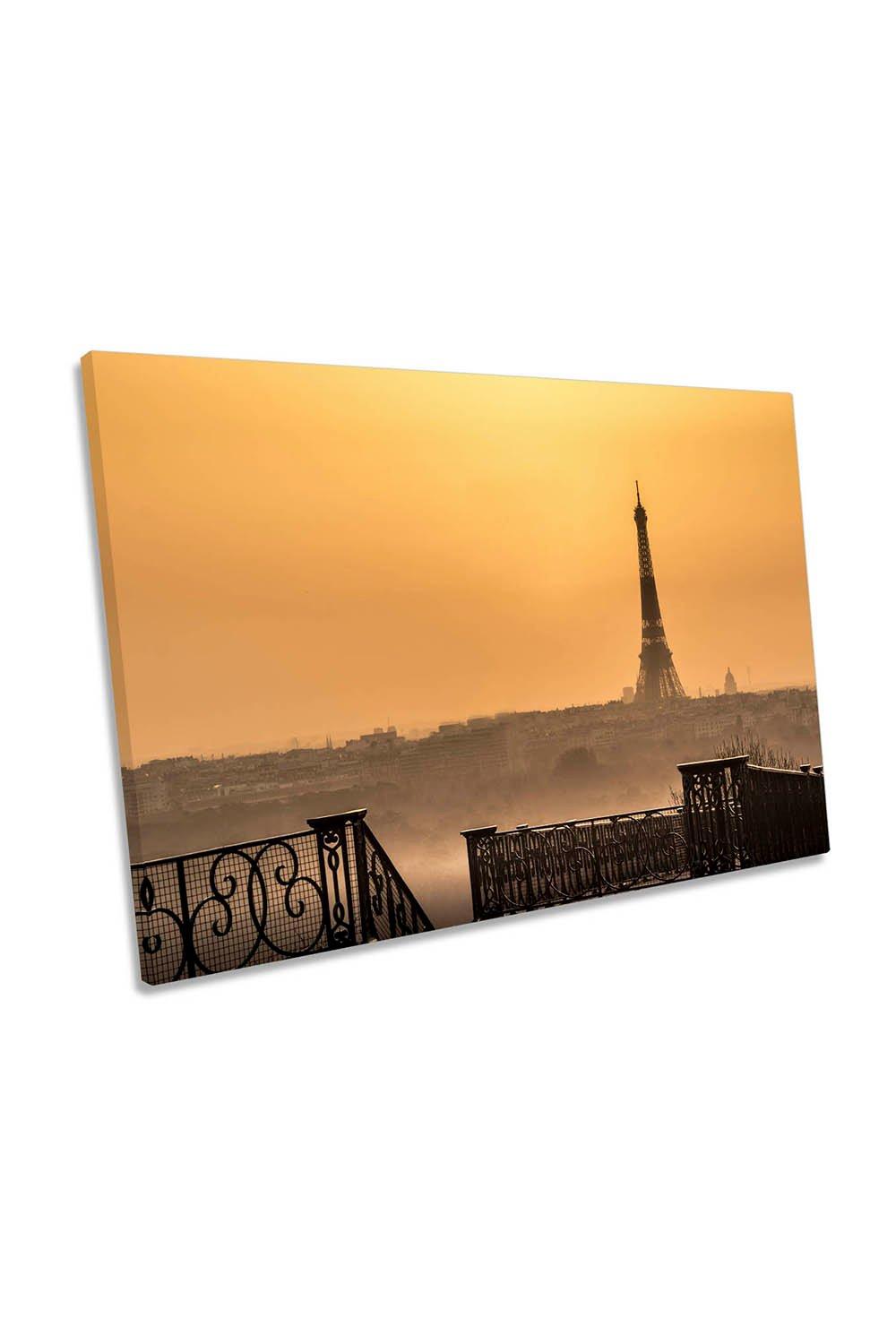 The Awakening of the Iron Lady Eiffel Tower Canvas Wall Art Picture Print
