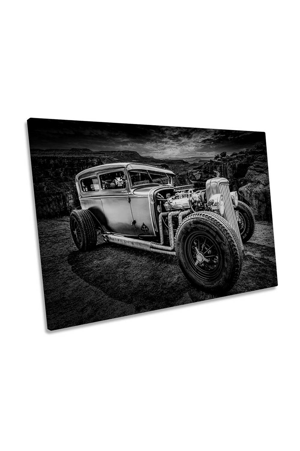 Hot Rod Classic Car Canvas Wall Art Picture Print