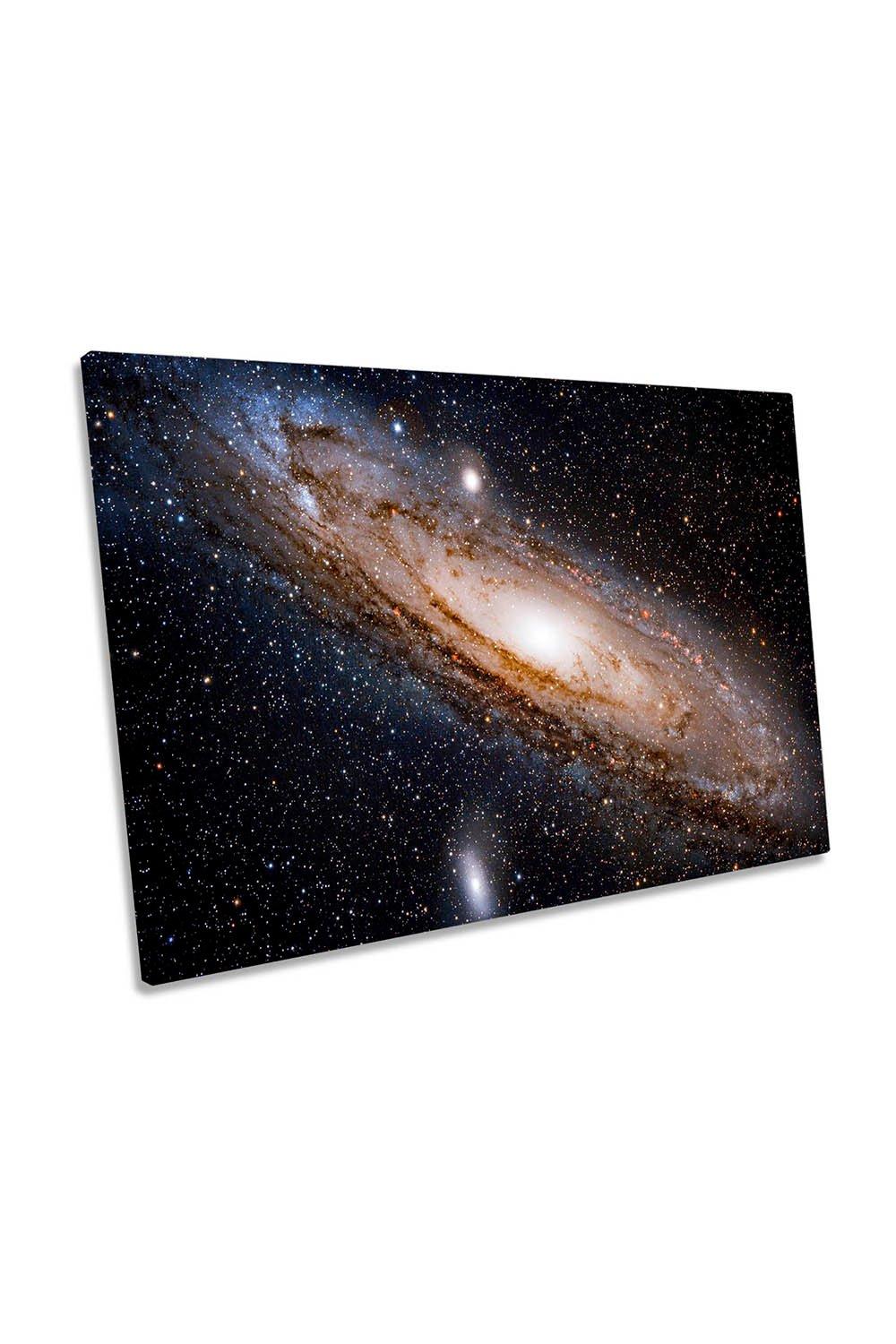 Andromeda Galaxy Nebula Outer Space Canvas Wall Art Picture Print