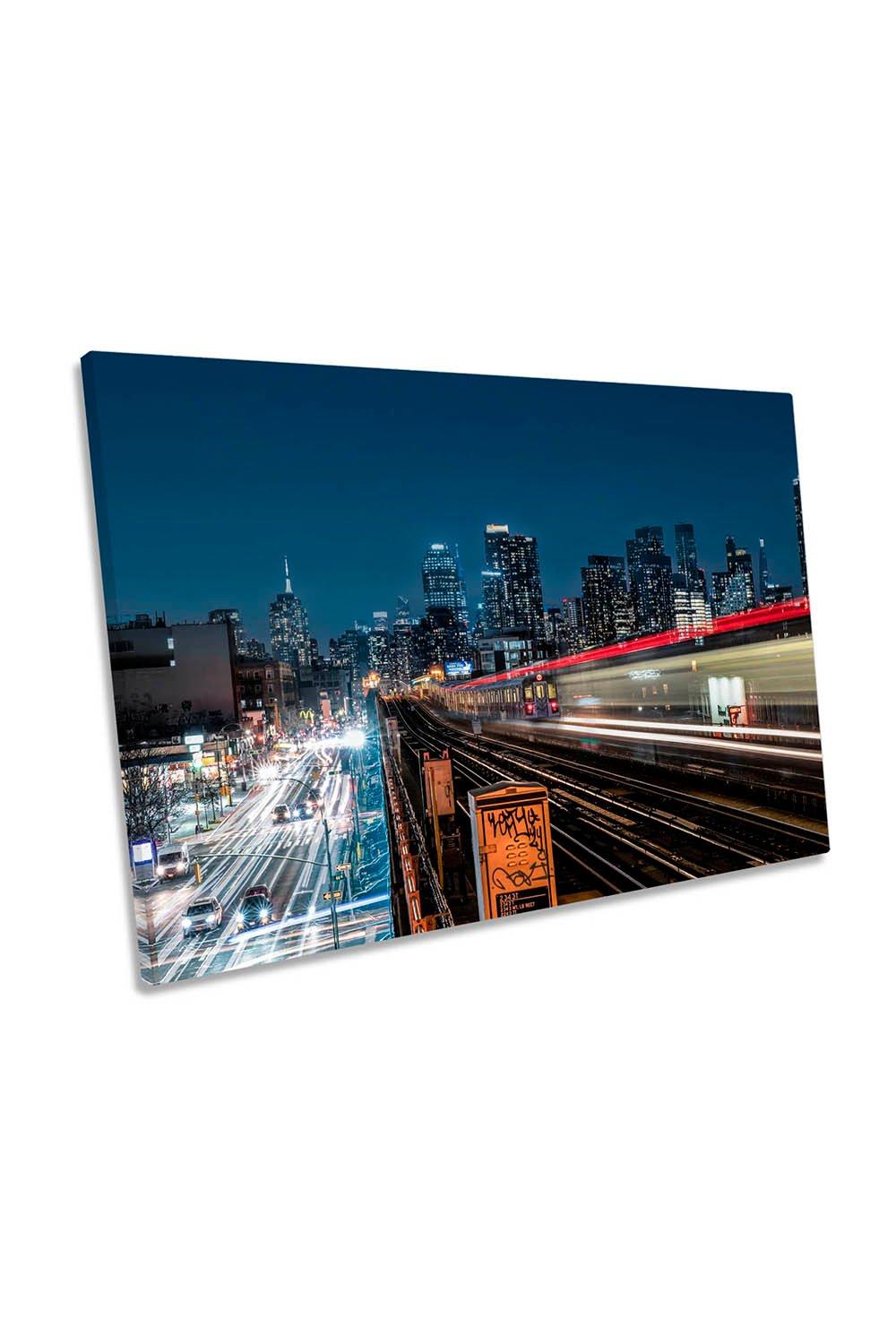 NYC Subway New York City Canvas Wall Art Picture Print
