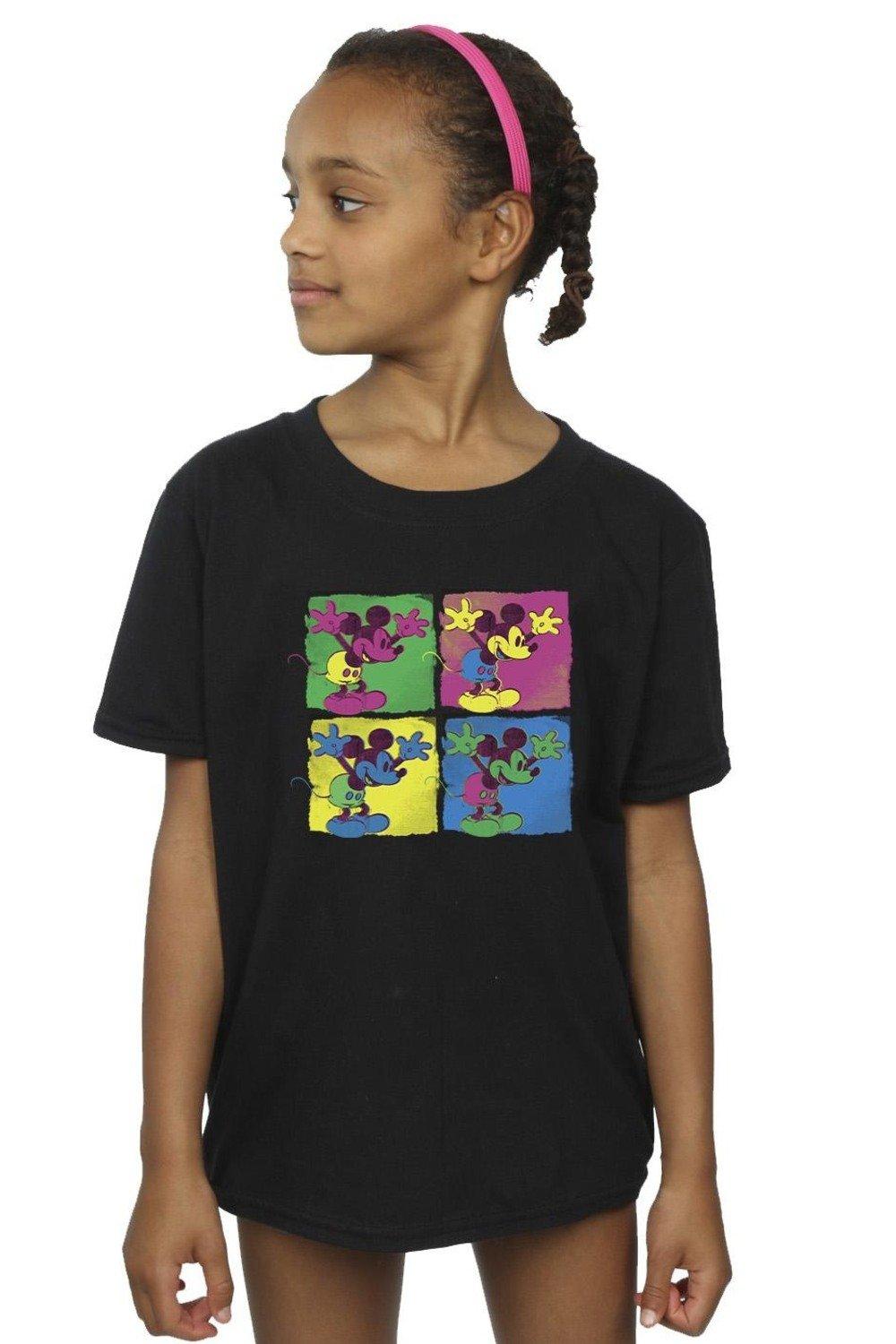 Mickey Mouse Pop Art Cotton T-Shirt