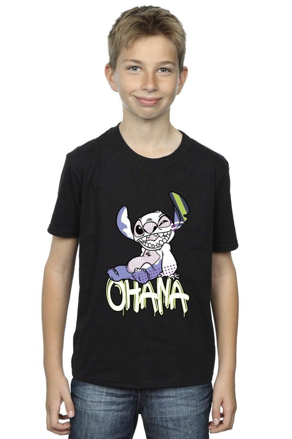 Lilo And Stitch Ohana Graffiti T-Shirt