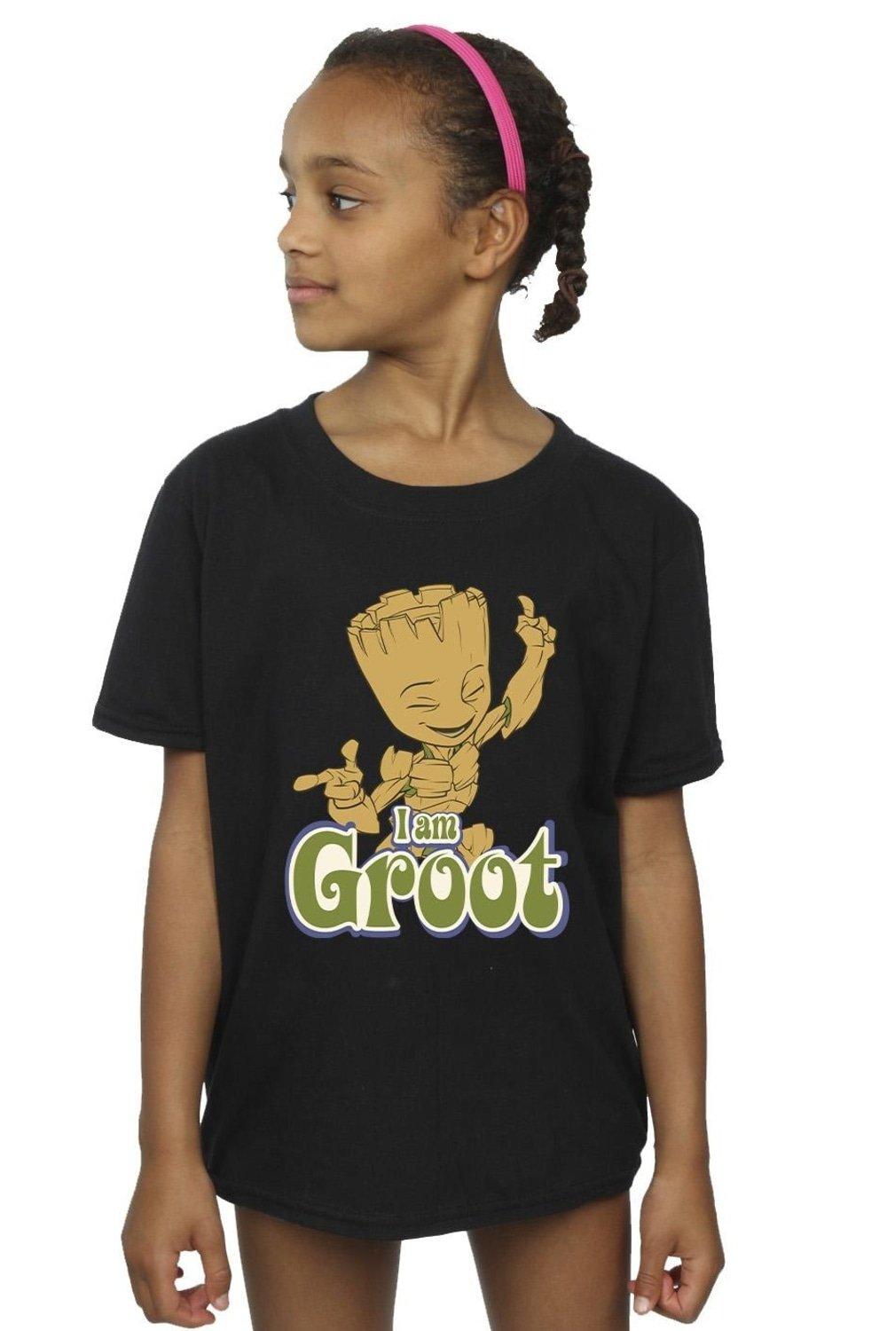 Groot Dancing Cotton T-Shirt