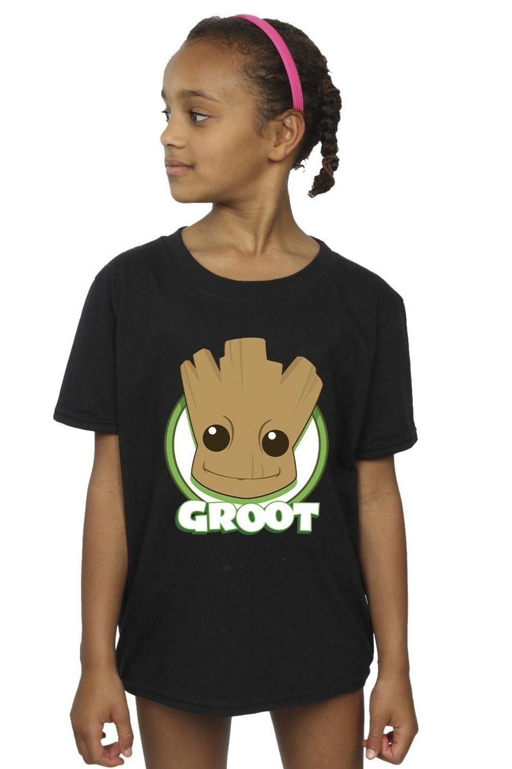 Groot Badge Cotton T-Shirt