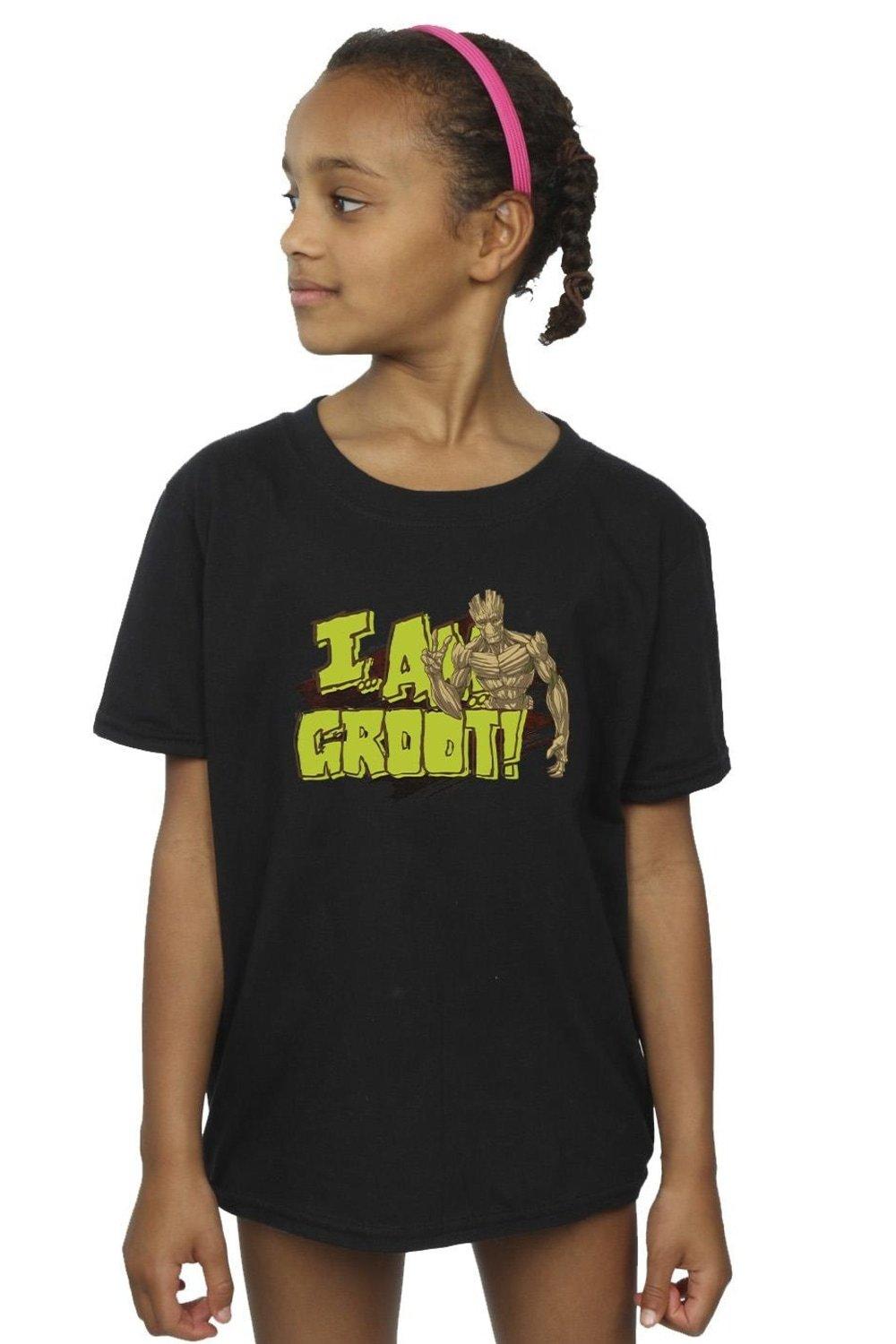I Am Groot Cotton T-Shirt