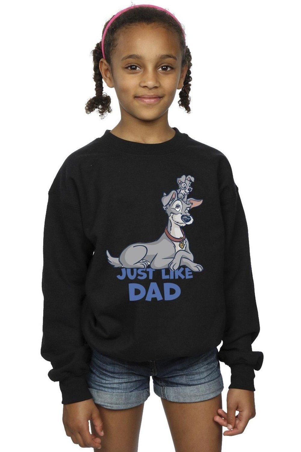 Lady And The Tramp Just Like Dad Sweatshirt