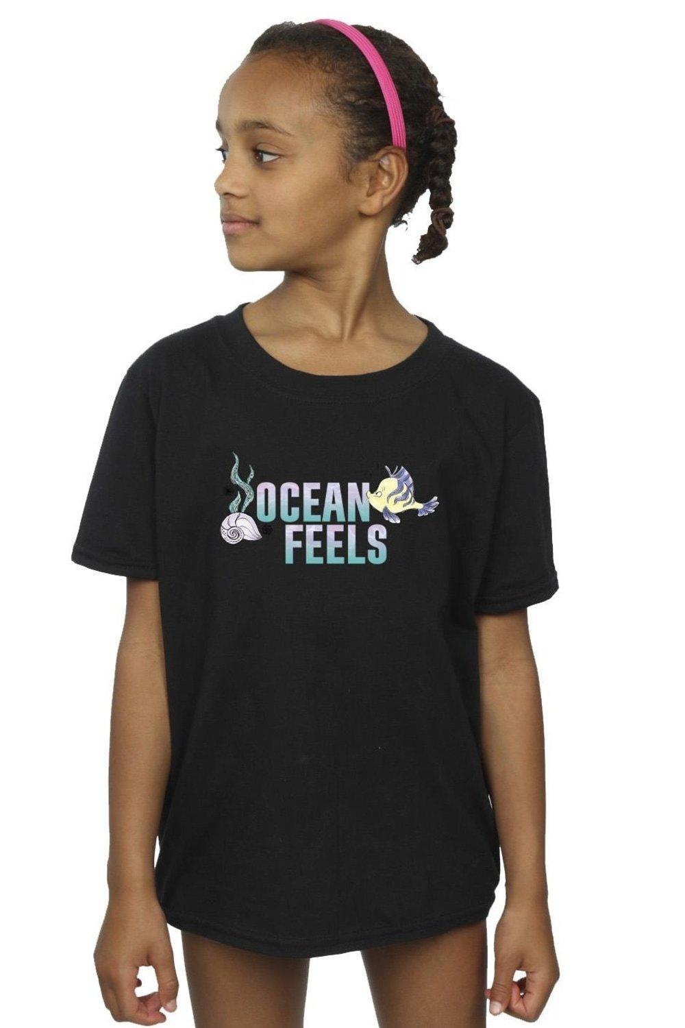 The Little Mermaid Ocean Cotton T-Shirt