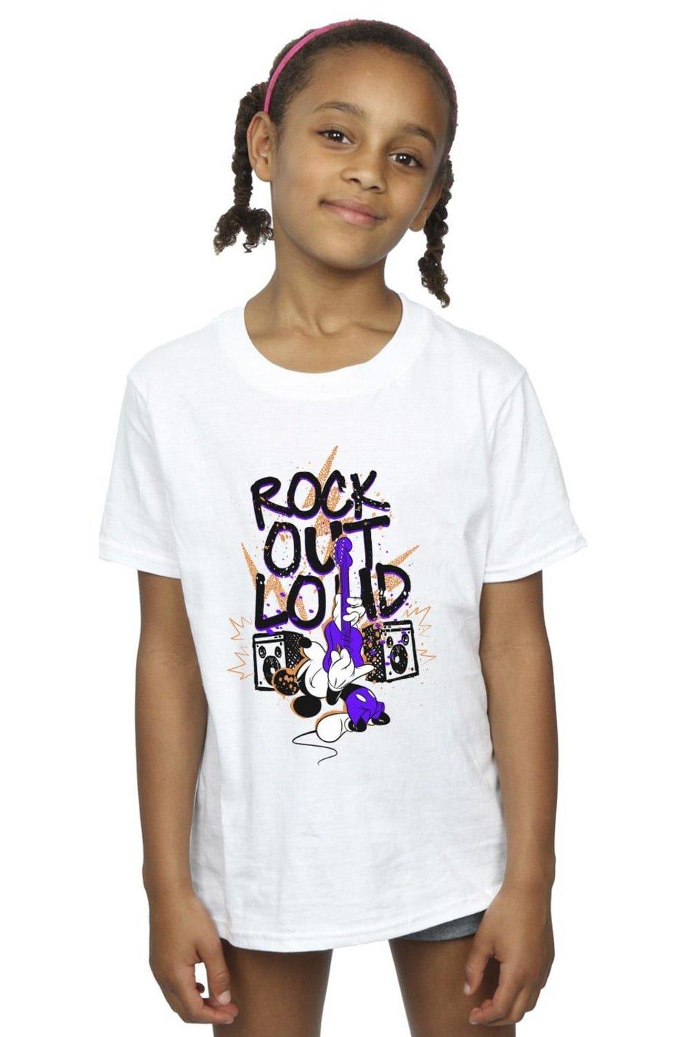 Mickey Mouse Rock Out Loud Cotton T-Shirt