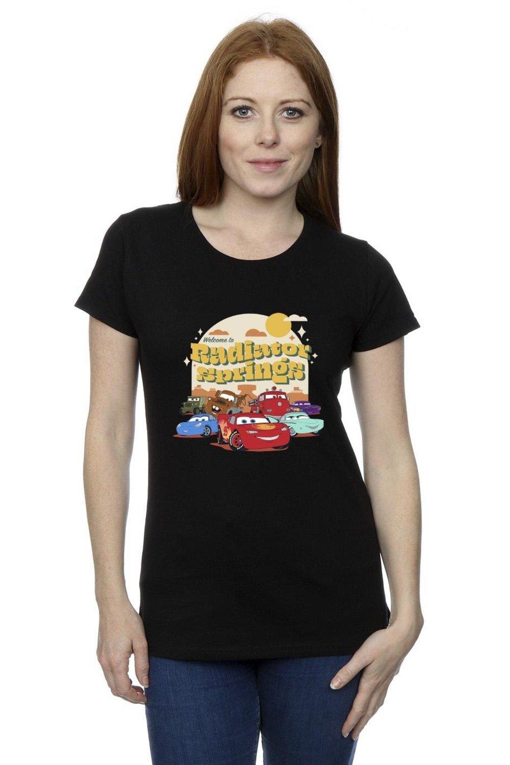 Cars Radiator Springs Group Cotton T-Shirt