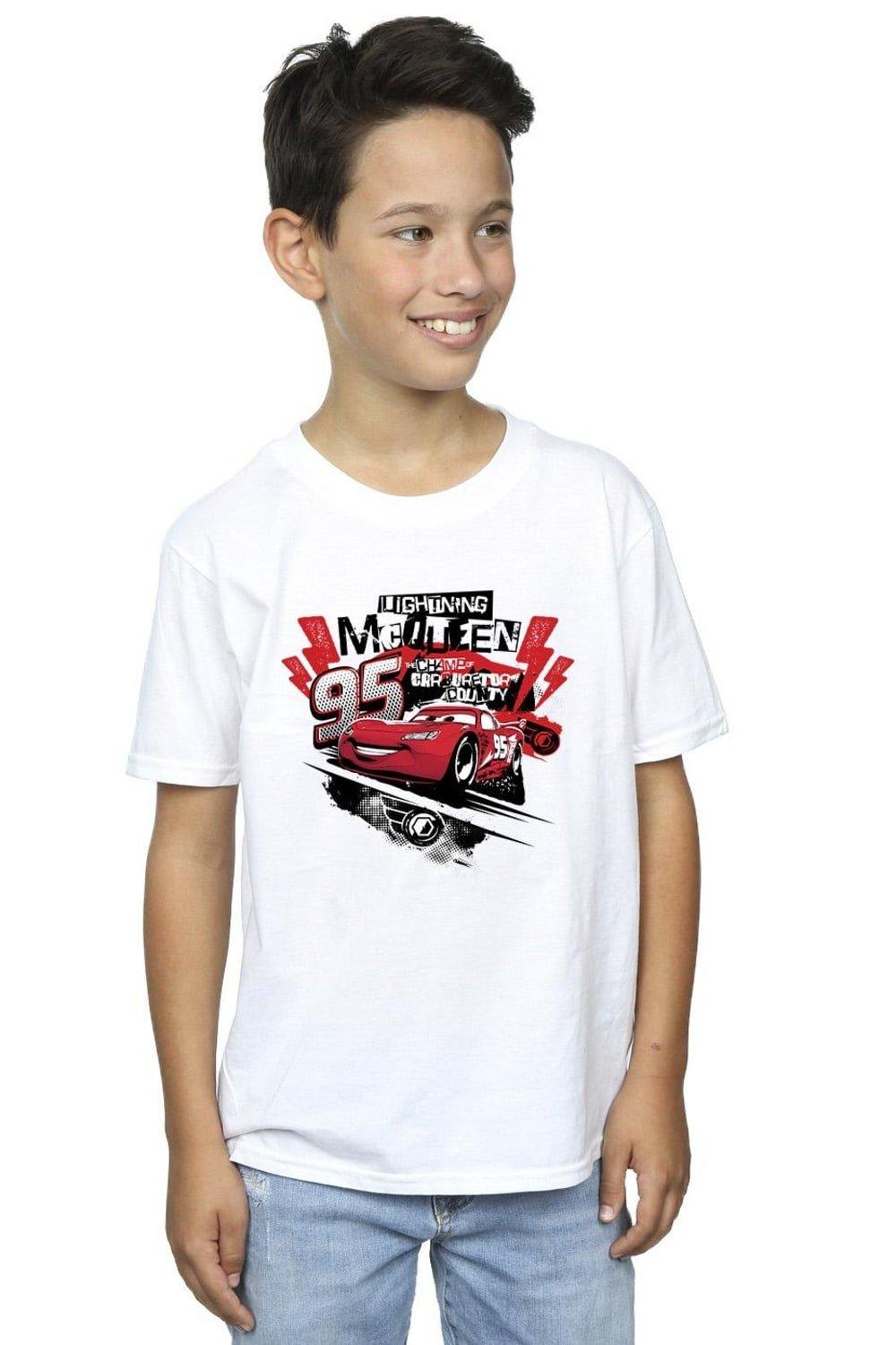 Cars Lightning McQueen Collage T-Shirt