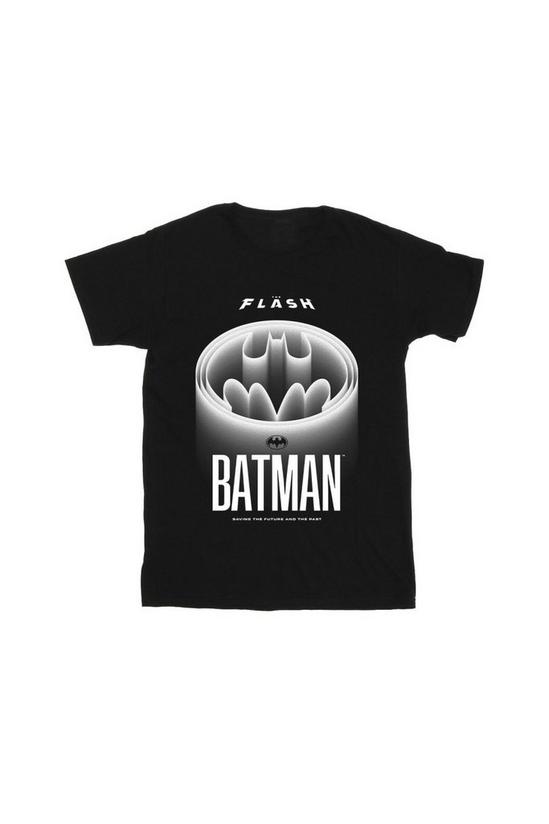 DC Comics The Flash Batman White Logo Cotton T-Shirt 2