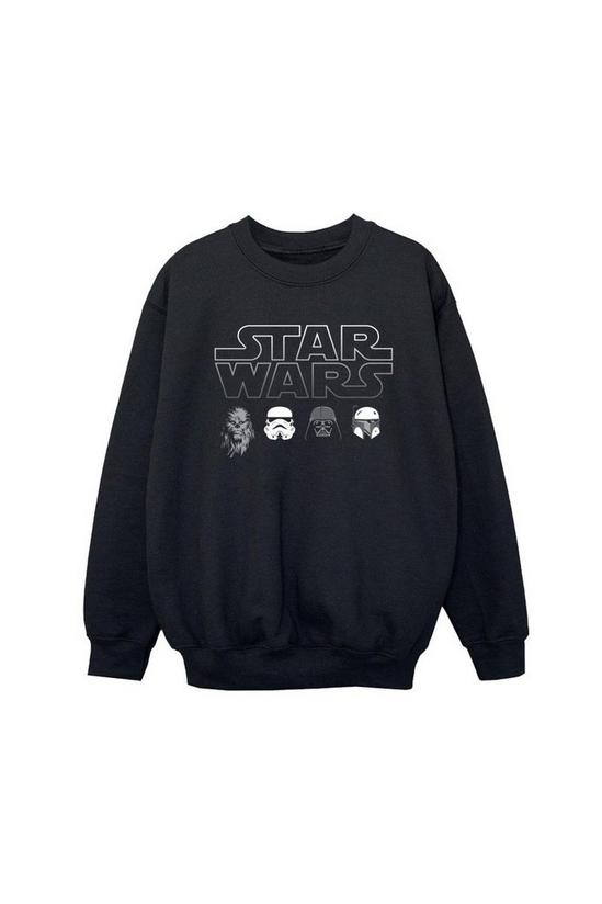 Star Wars Character Heads Sweatshirt 2