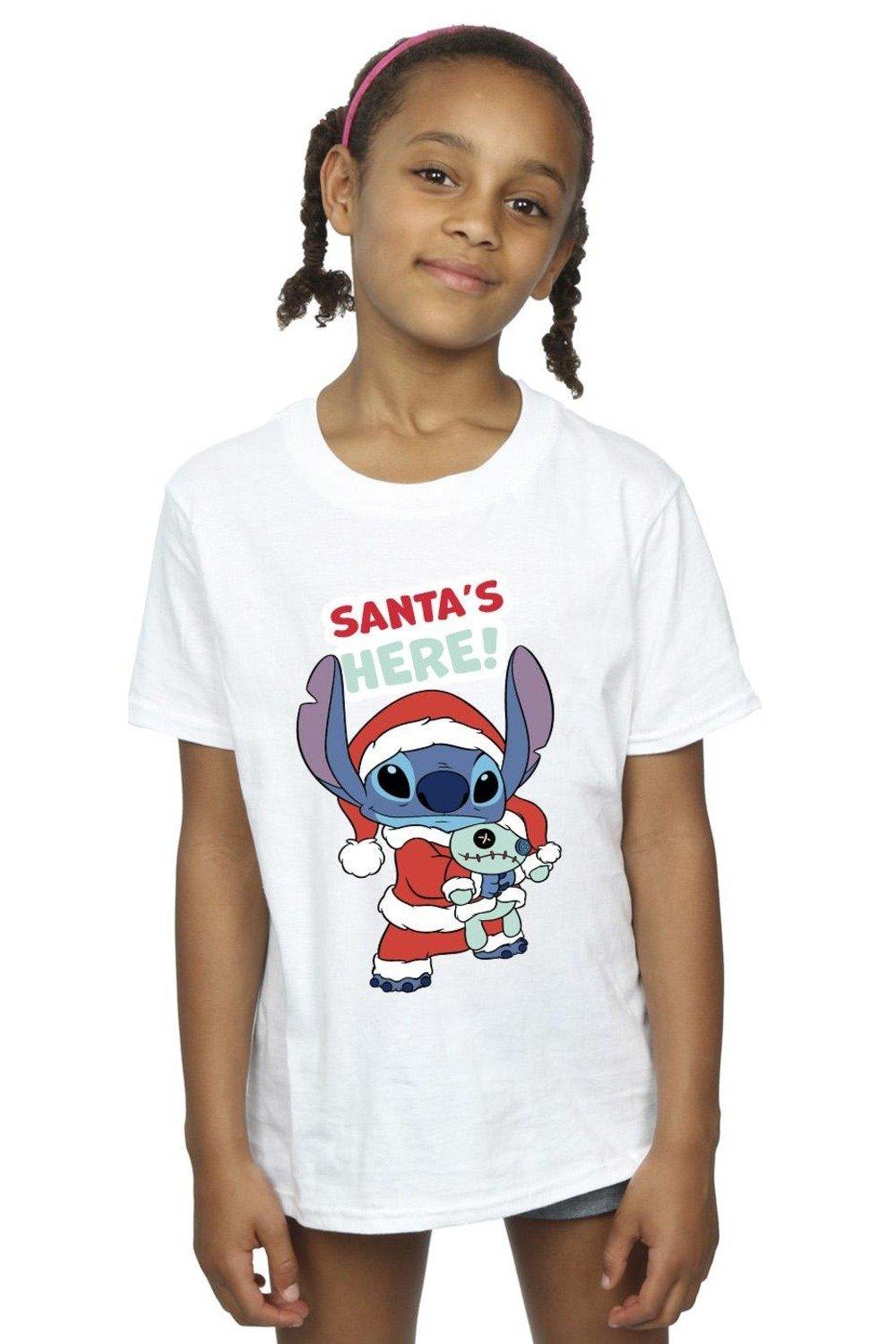 Lilo & Stitch Santa’s Here Cotton T-Shirt