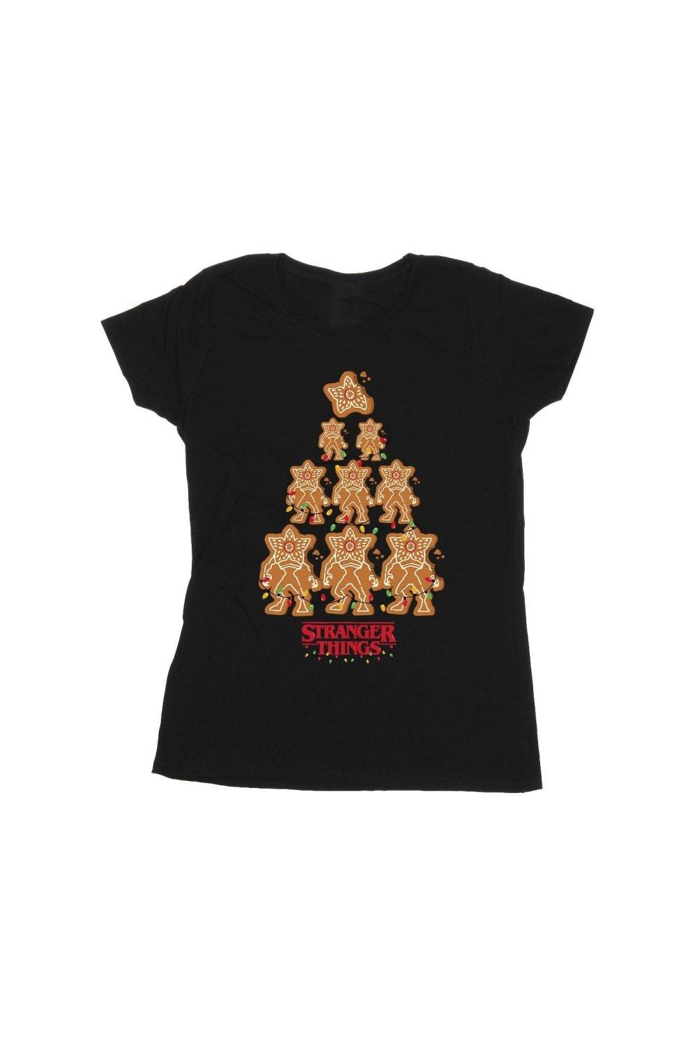 T-Shirts | Stranger Things Gingerbread Cotton T-Shirt | Netflix