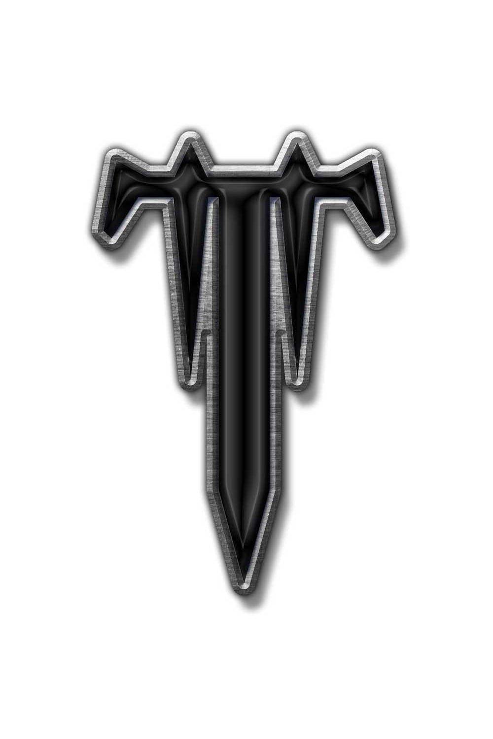 Enamel Drop T Logo Badge