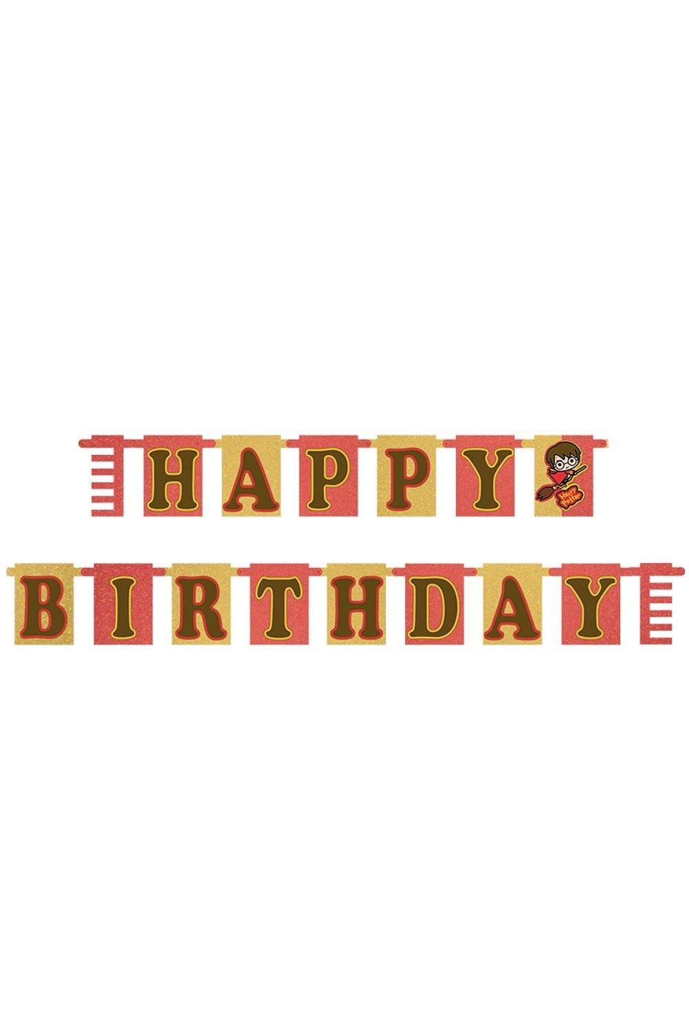 Party Decorations | Holographic Letters Happy Birthday Banner | Harry ...