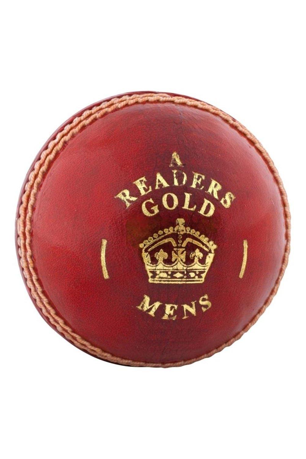 Gold A Leather Cricket Ball