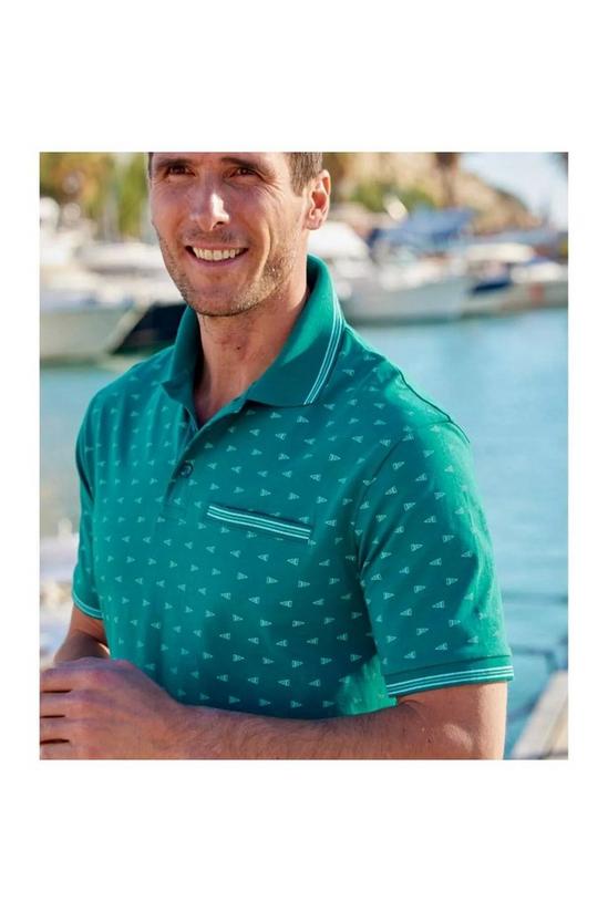 Polos | Patterned Polo Shirt | Atlas for Men