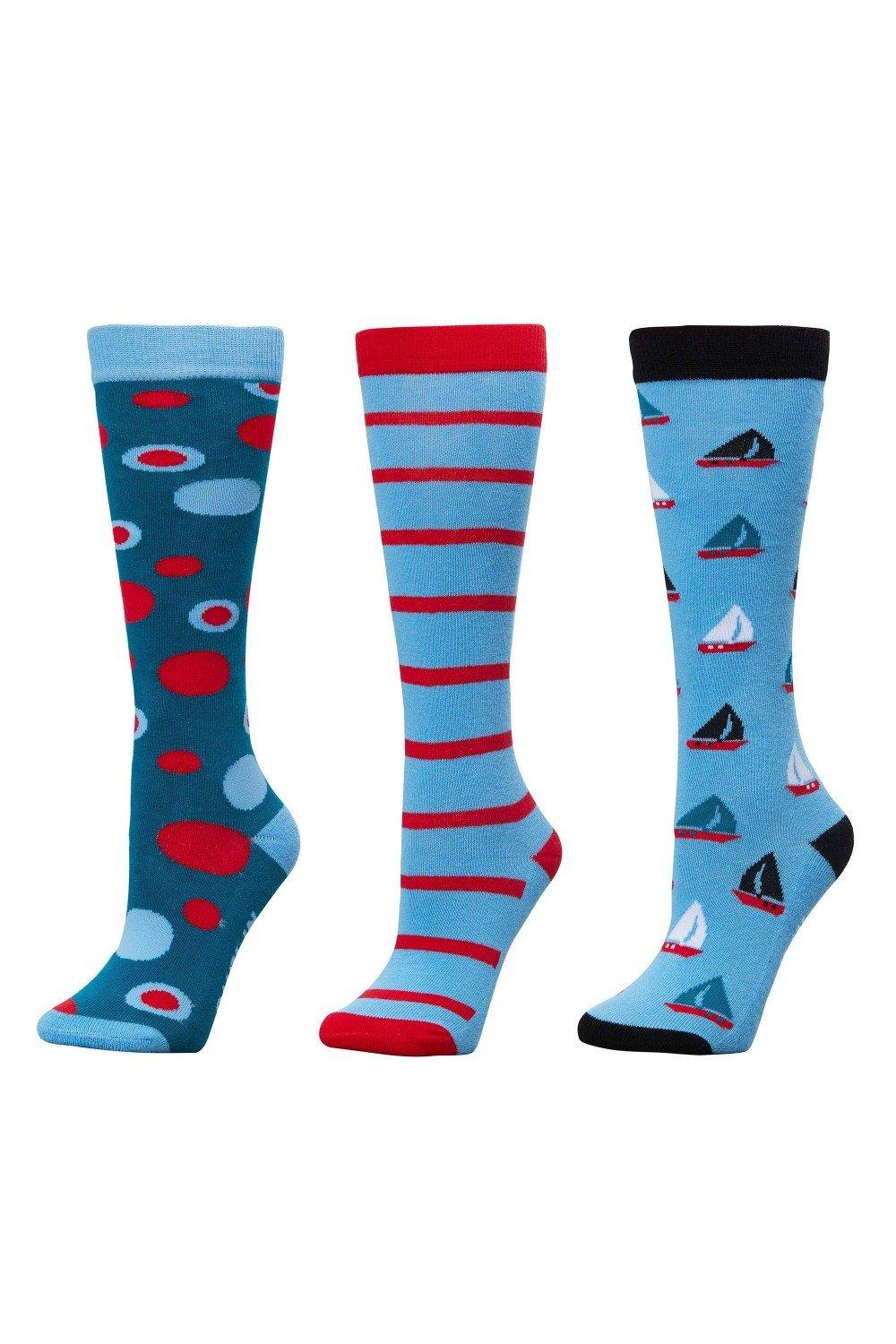 Spotted Boot Socks Set (Pack of 3)