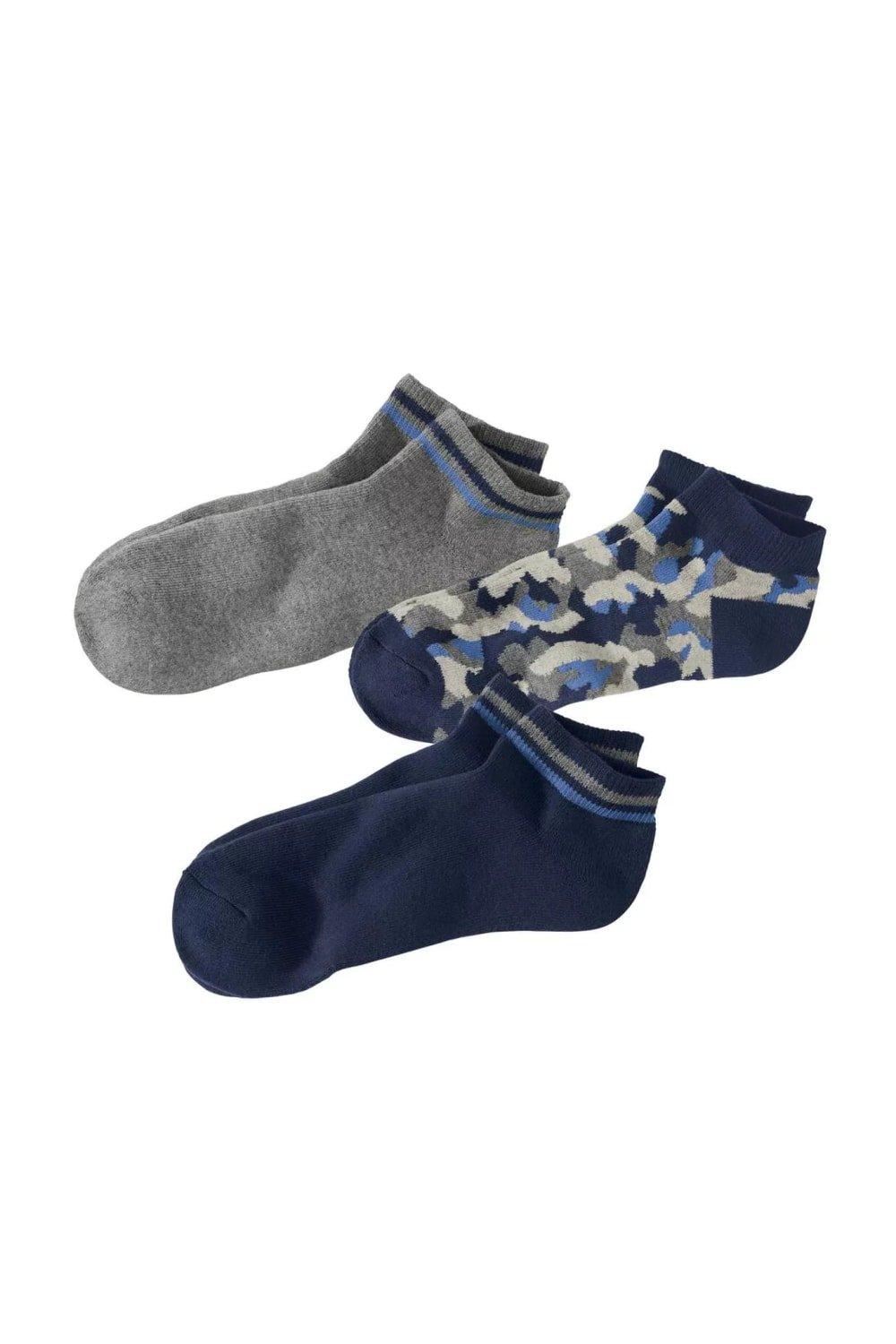 Camo Trainer Socks (Pack of 3)