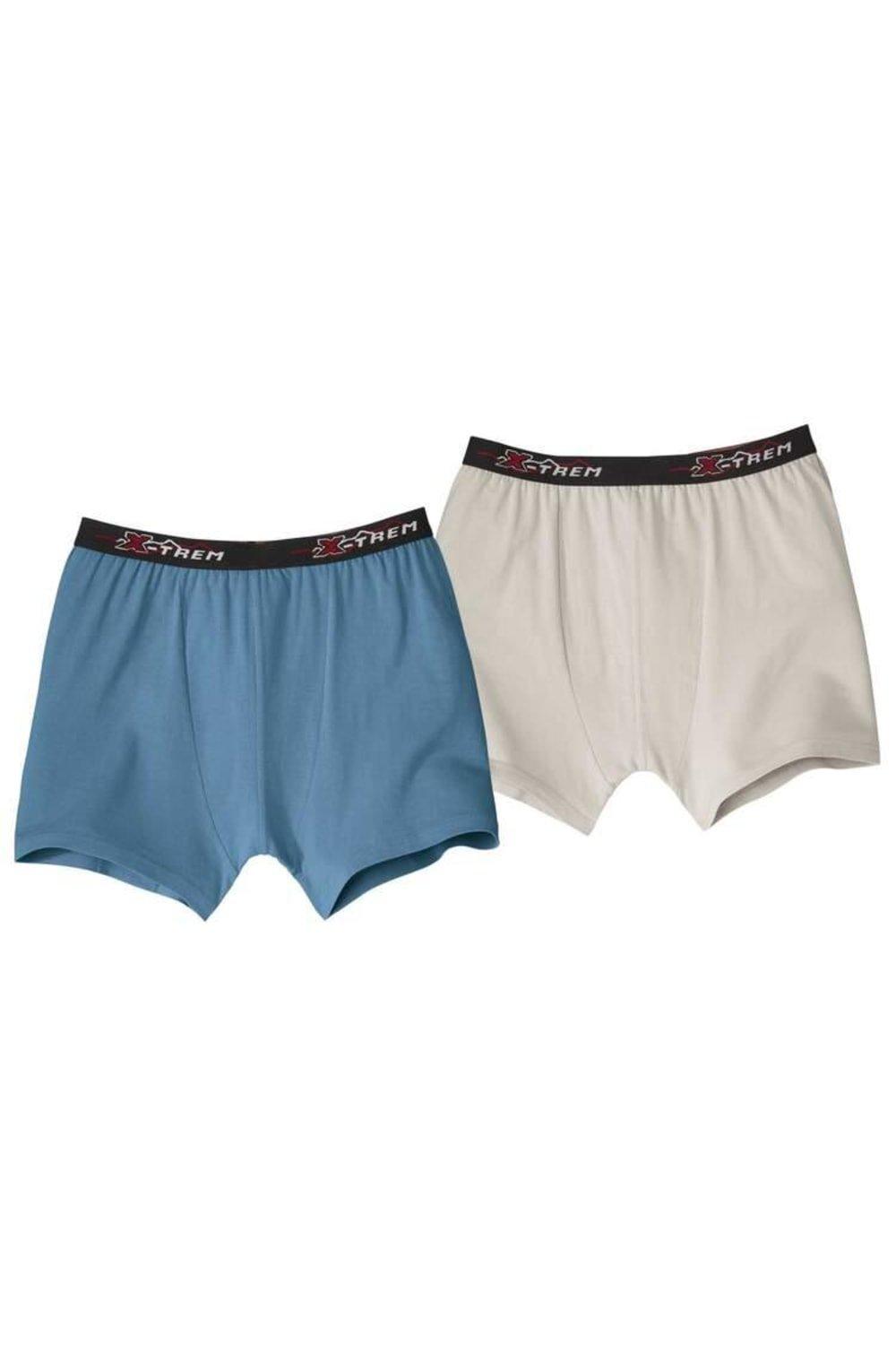 Plain Boxer Shorts (Pack of 2)