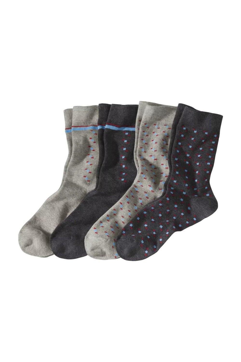 Patterned Socks (Pack of 4)
