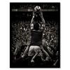 Artery8 Wall Art Print Rugby Lineout Catch Action Photo Black White Sport Artwork Art Framed thumbnail 1