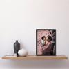 Artery8 Wall Art Print Madame Butterfly Opera Mother And Son Under Cherry Blossom Tree Under Pink Flower Blooms Art Framed thumbnail 4