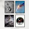Artery8 Wall Art Print Pack of 4 NASA Spaceship Apollo 11 Mission Moon Landing 50th Anniversary Astronaut Aldrin Armstrong Boot Living Room s Set thumbnail 5