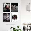Artery8 Wall Art Print Pack of 4 NASA Space Apollo 11 Mission Emblem Moon Landing 50th Anniversary Astronaut Neil Armstrong Buzz Aldrin Living Room s Set thumbnail 3