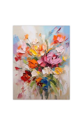 Product Wall Art Print Wildflower Explosion Bright Floral Living Room Multi