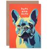 Artery8 Mothers Day Cute Dog Mum French Bulldog Lover For Mum Mom Her Greeting Card thumbnail 1