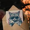 Artery8 Gran Happy Birthday Card DJ Moggie Retro Cool Cat On Decks Fun Funny For Her Greeting Card thumbnail 3