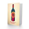 Artery8 Nana Happy Birthday Card Fun Funky Wine Bottle Party Red White For Her Greeting Card thumbnail 2