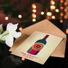 Artery8 Nana Happy Birthday Card Fun Funky Wine Bottle Party Red White For Her Greeting Card thumbnail 4