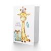 Artery8 4th Birthday Card Cute Baby Giraffe in Party Hat Cartoon Kids Age 4 Year Old Child For Son Daughter Girl Boy Happy Card thumbnail 2