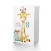 Artery8 8th Birthday Card Cute Baby Giraffe in Party Hat Cartoon Kids Age 8 Year Old Child For Son Daughter Girl Boy Happy Card thumbnail 2