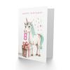 Artery8 8th Birthday Card Unicorn Stars Present Fun Kids Age 8 Year Old Child For Son Daughter Girl Boy Happy Card thumbnail 2