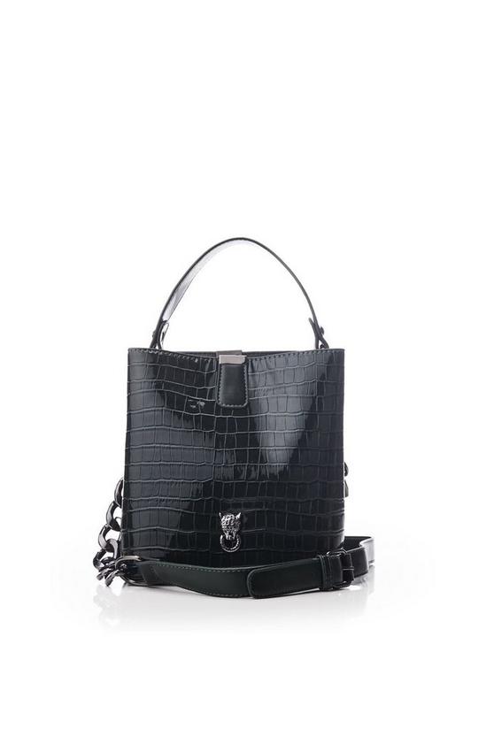 Moda In Pelle 'Adriana Bag' Patent Mocc Croc Shoulder Bag 2