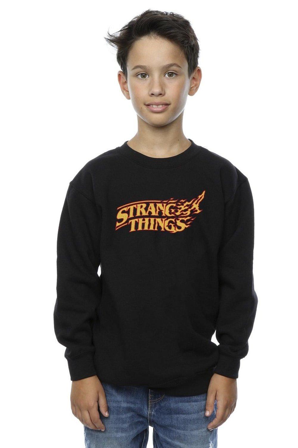 Stranger Things Logo Breaking Sweatshirt