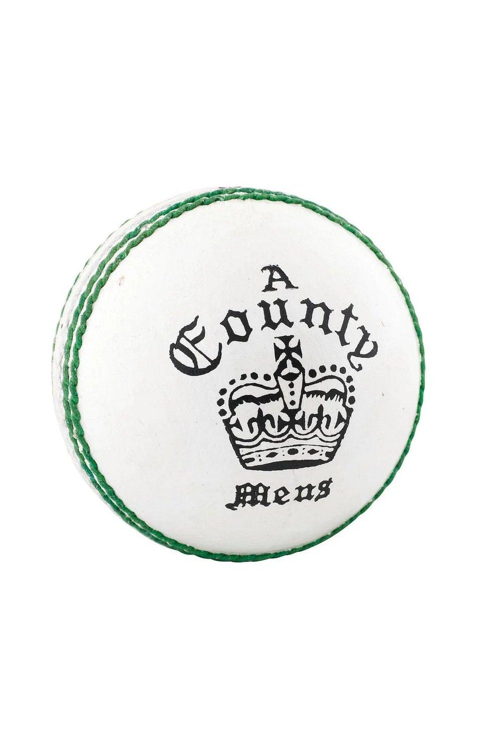 County Crown Leather Cricket Ball