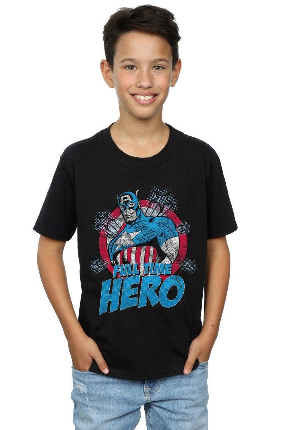 Full Time Hero Cotton T-Shirt