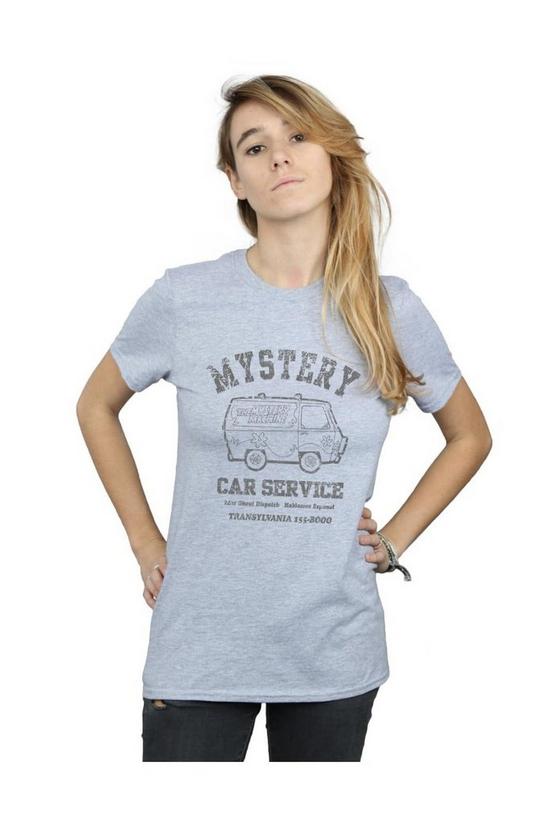 Scooby Doo Mystery Car Service Boyfriend T-Shirt 4