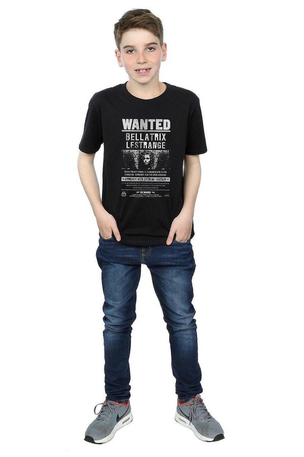 Bellatrix Lestrange Wanted Poster Cotton T-Shirt