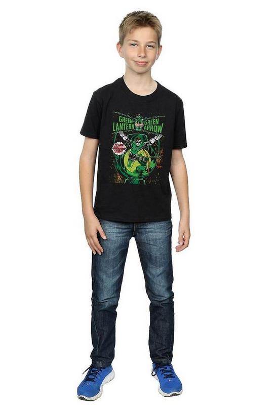 DC Comics Green Lantern & Green Arrow Comic Cover Cotton T-Shirt 1